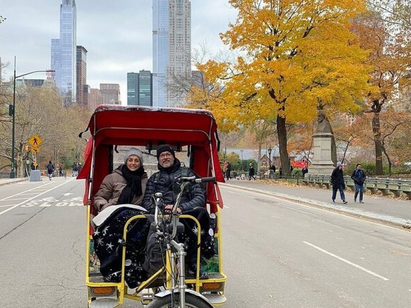 Central Park, Rockefeller & Times Square Pedicab Tour