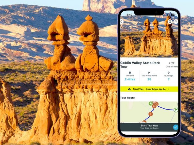 Private Audio Guided Tour Visit in Goblin Valley State Park