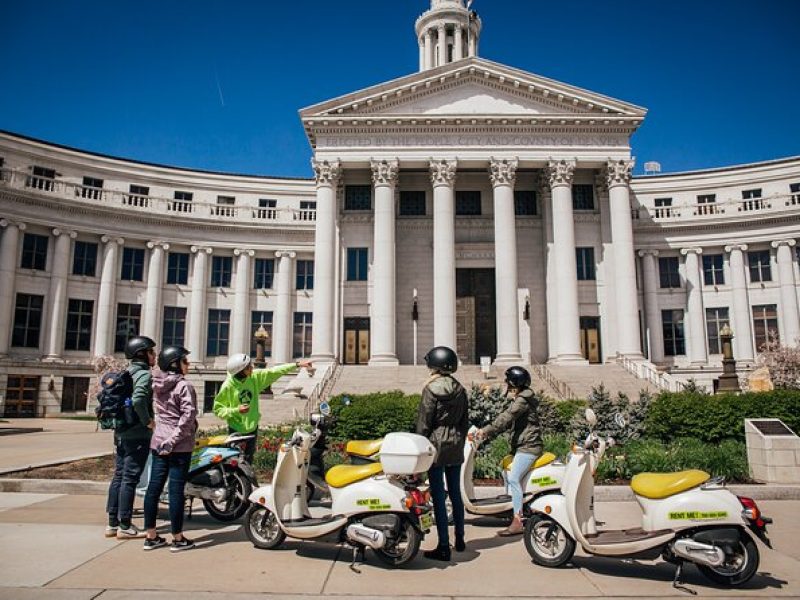 Denver Guided Sightseeing Tour on Motor Scooters