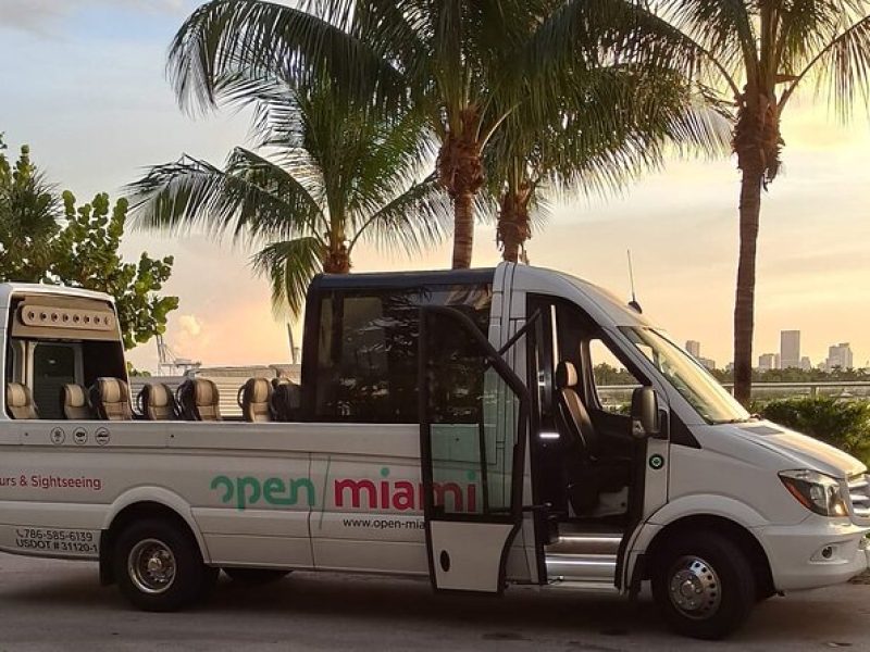 Miami Private Night Tour by Cabriolet Bus