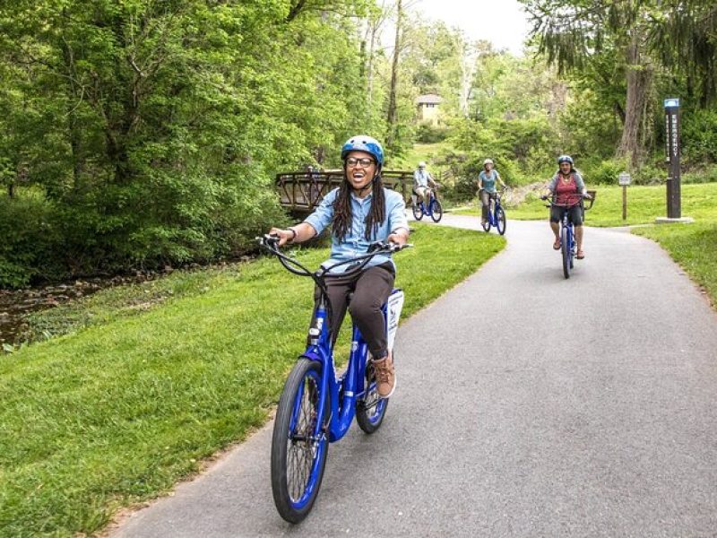 Asheville Historic Downtown Guided Electric Bike Tour with Scenic Views