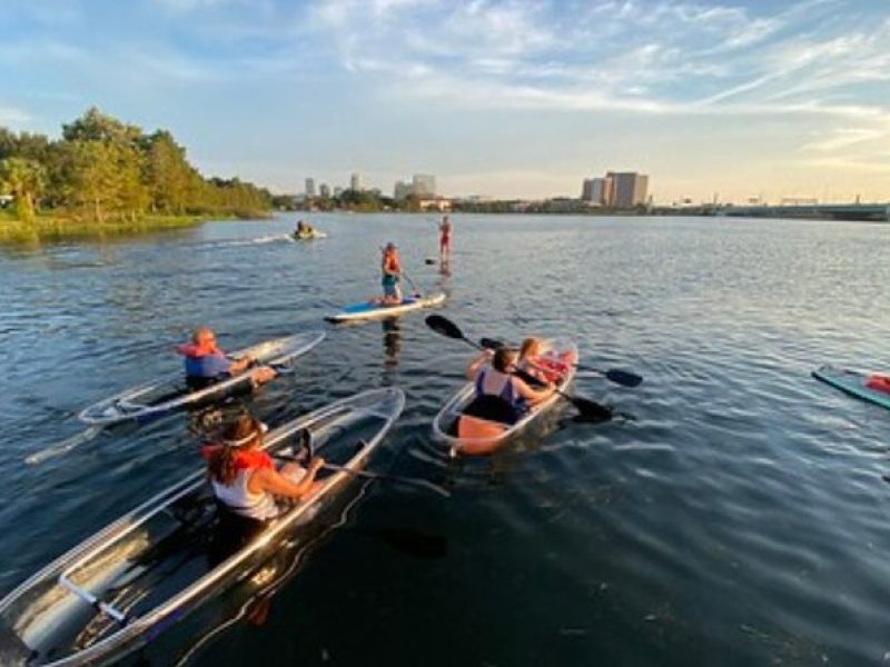 2-Hour Clear Kayak & Clear Paddleboard(SUP) Rental in Orlando