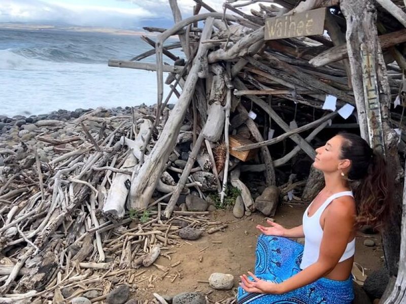 Retreat day in sacred Hawaiian Heiau