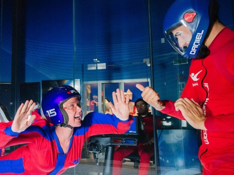 Houston Memorial Indoor Skydiving with 2 Flights & Personalized Certificate