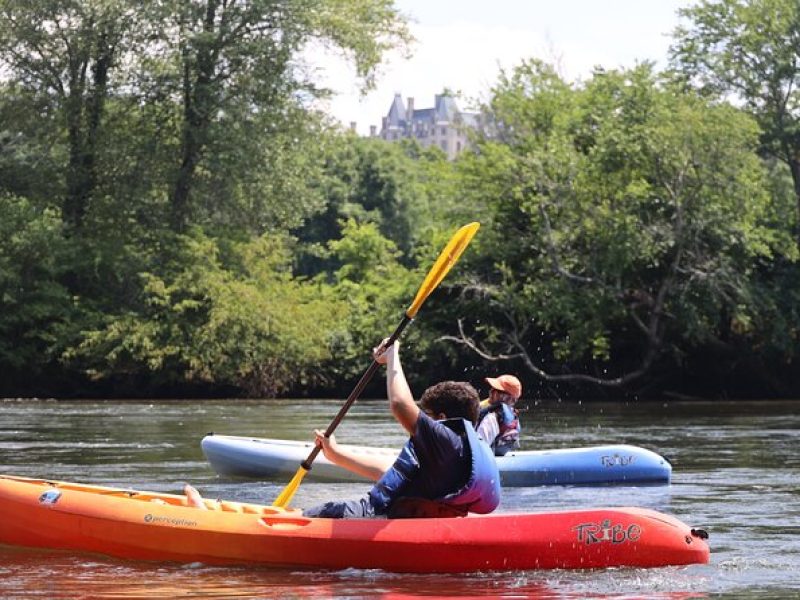 Beautiful Self Guided Kayaking by the Biltmore