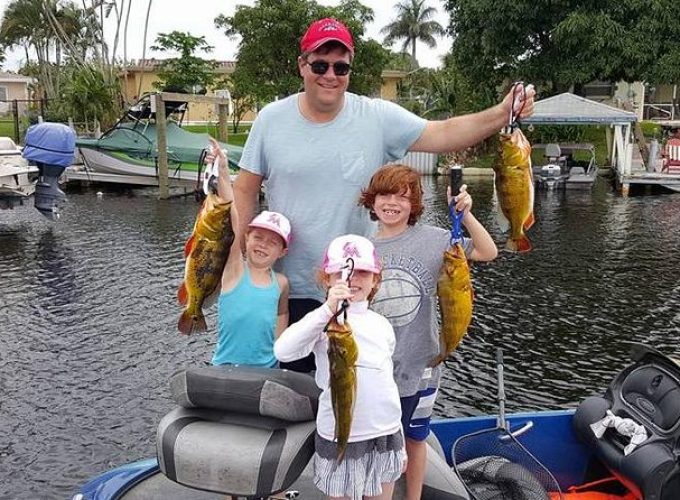 All Day Bass Fishing Trip near Boca Raton