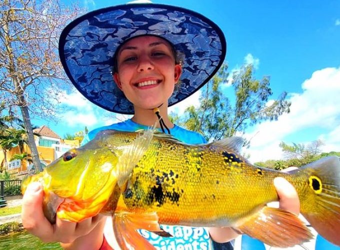 Peacock Bass Fishing Trip near Biscayne Bay