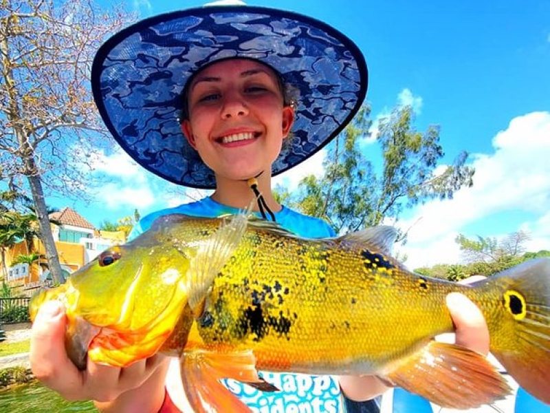 Peacock Bass Fishing Trip near Biscayne Bay