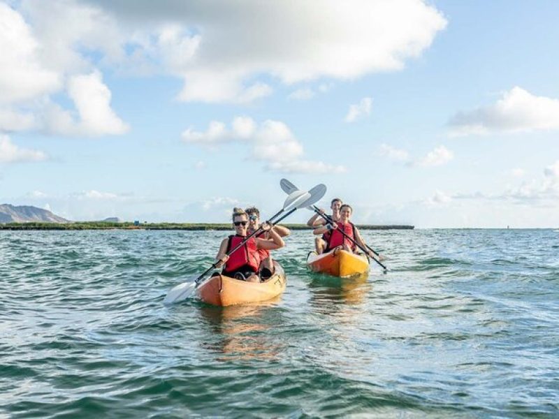 Guided E-Bike and Kayak Tour to Mokulua Islands in Kailua, Oahu