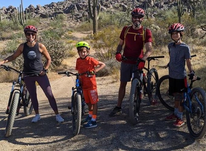 Sonoran Desert 1/2 Mountain Bike tour beginner to advanced Pace