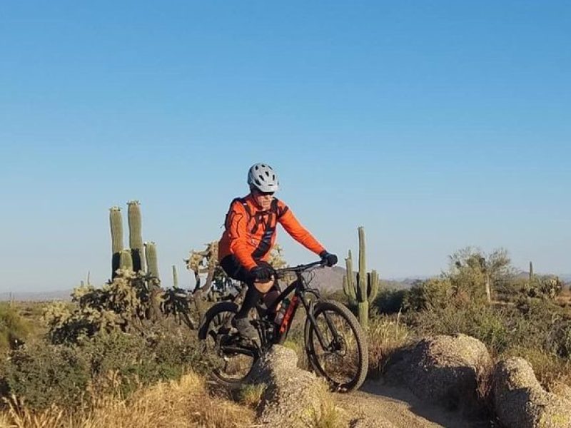 Sonoran Desert Solo Mountain Bike Half Day Ride all levels