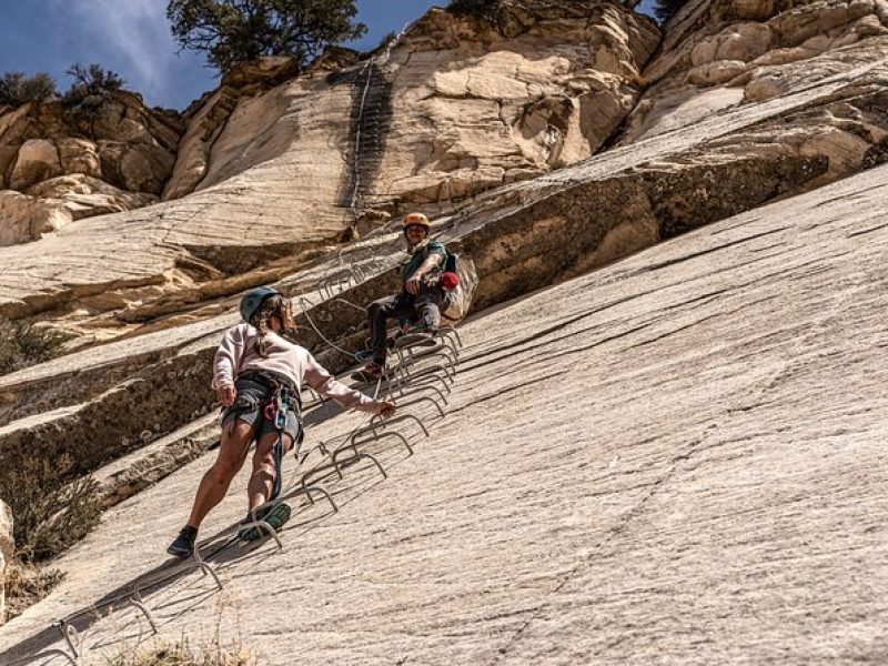 East Zion Via Ferrata & Rappelling Experience (1 Hr)