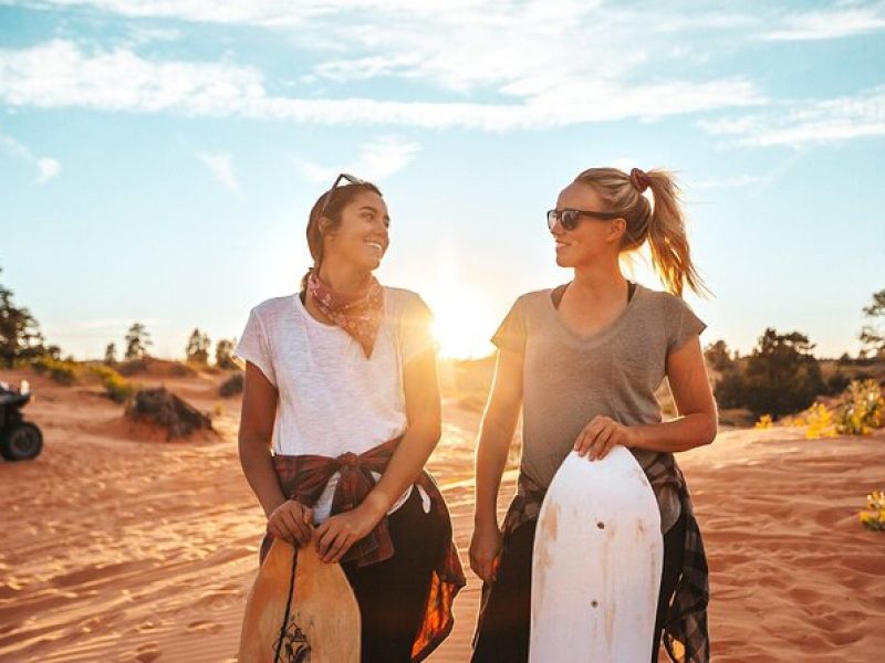 Coral Pink Sand Dunes UTV Sandboarding and Slot Canyon