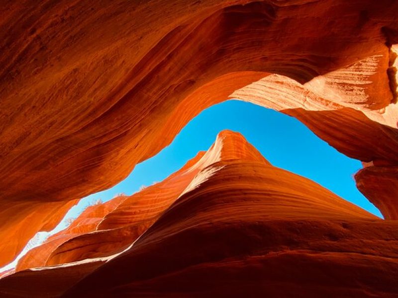 Guided Hike through Peek-a-Boo Slot Canyon (Small Group)