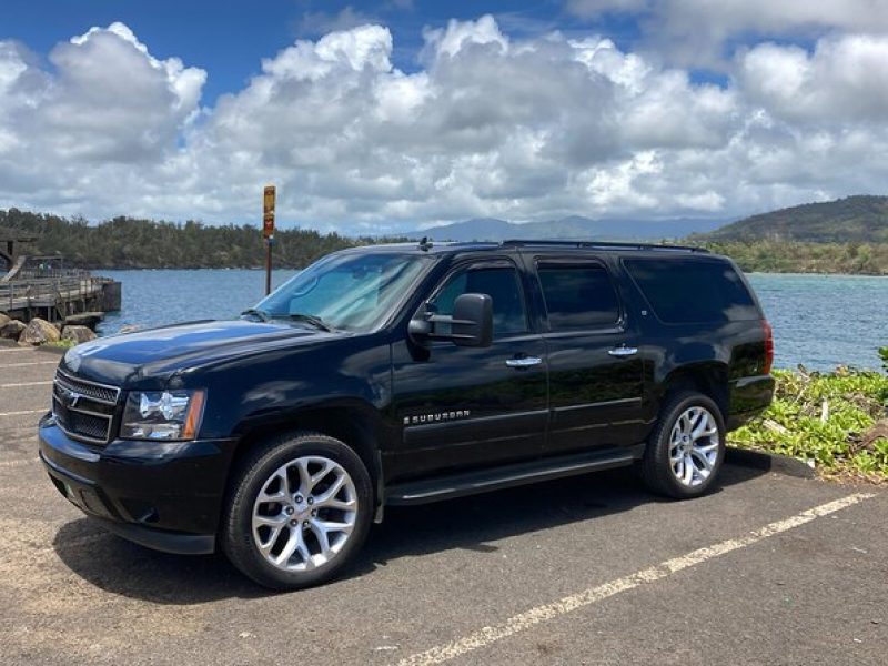 Private SUV Transfer – Lihue Airport to NorthShore Hanalei-Princeville-Kilauea