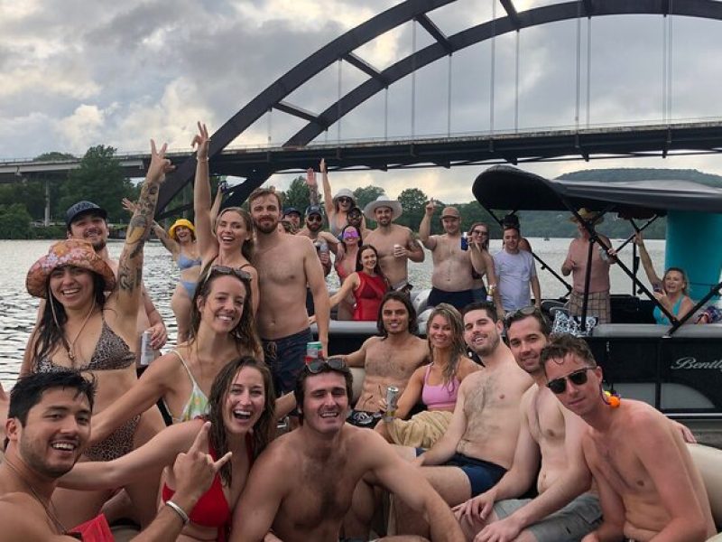 Party Boat Per Person in Party Cove Lake Austin 3 hr