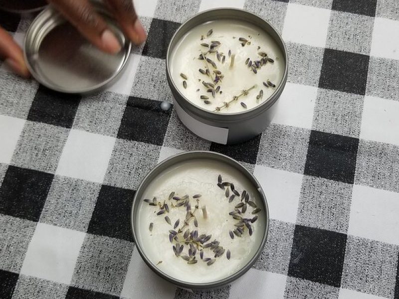 Cotton Wick Candle Making