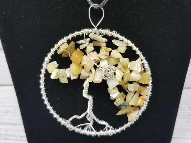 Wire Wrapping Tree of Life Necklace Class