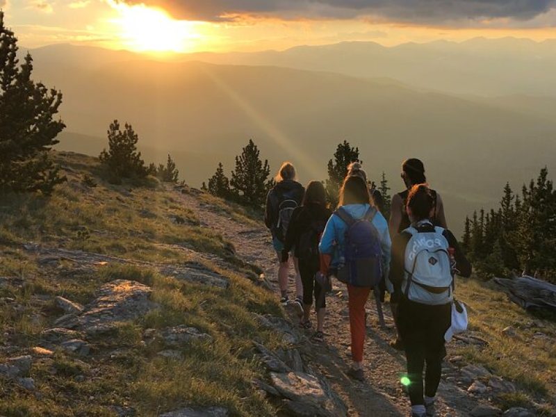 Sunset Hiking Tour in the Rocky Mountains near Denver