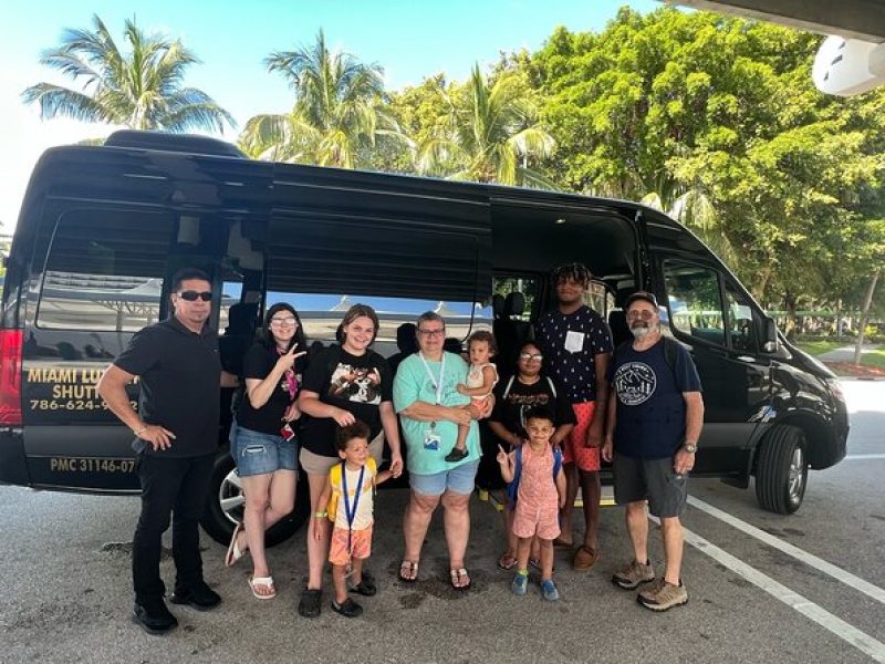 Miami Airport or Hotel to Orlando Van up to 14pax