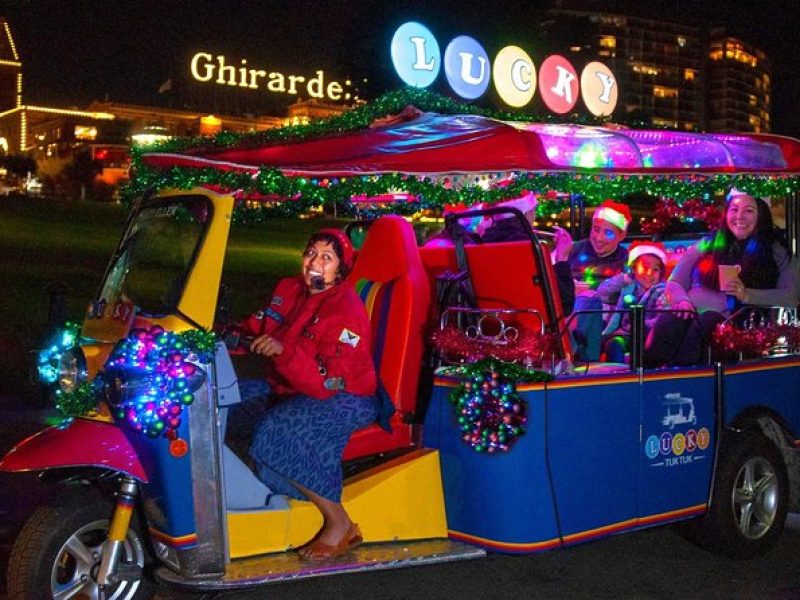 Holiday Lights & Sites Lucky Tuk Tuk Tour in San Francisco