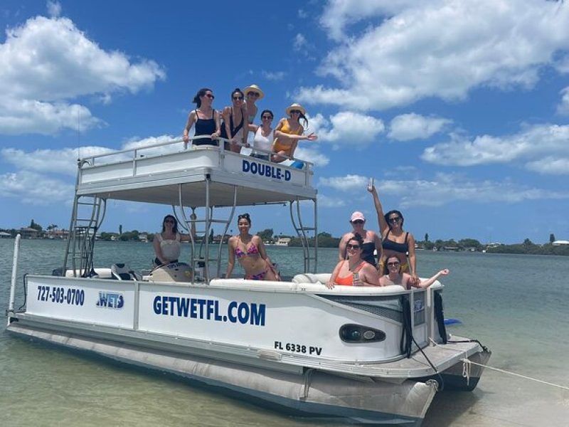 Private 4Hour Boat Experience of Clearwater Beach aboard Double D