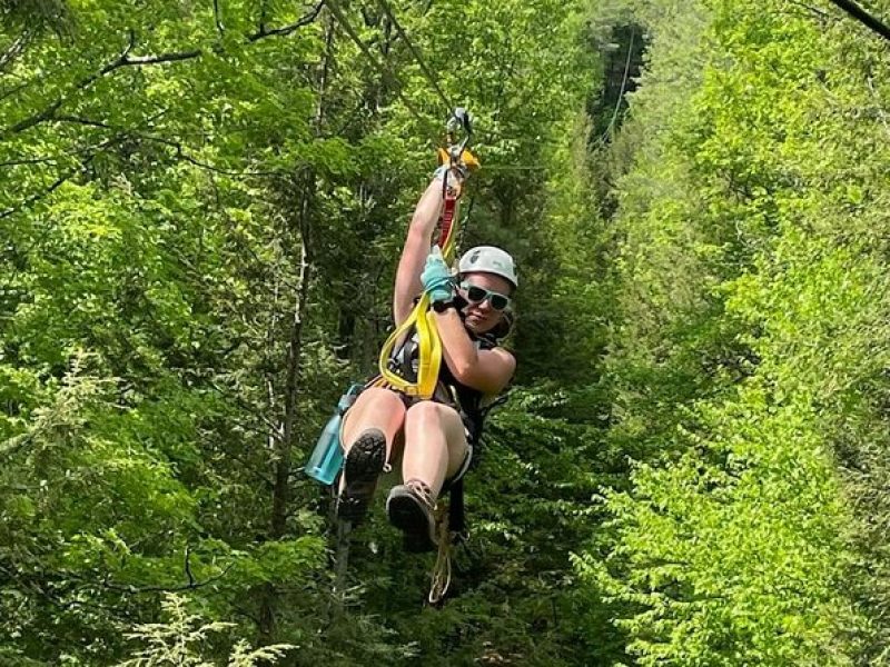 Mountain Top Zipline Tour in Morningside Flight Park