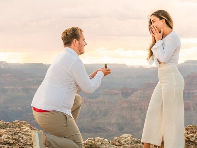 Private Proposal Professional Photo Shoot – Grand Canyon