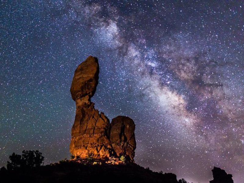 Sunset and Night Photography in Arches National Park