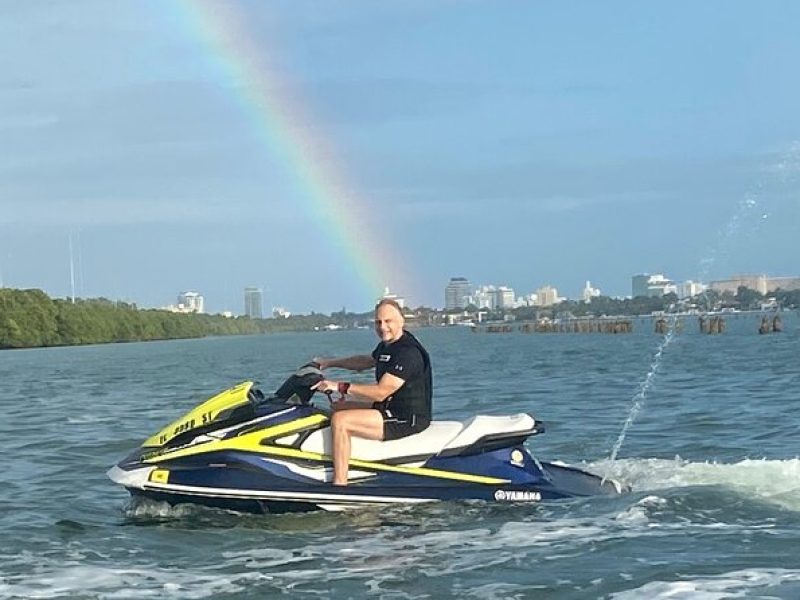 South Beach Jet Ski Rental with Pontoon Ride