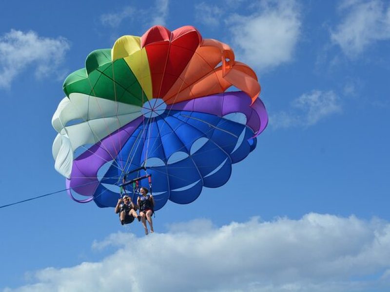 Key West Parasailing Shared Experience with Conch Train from Miami