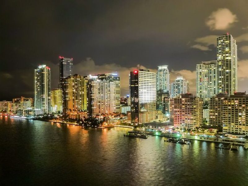 Miami Skyline Evening Cruise on Biscayne Bay