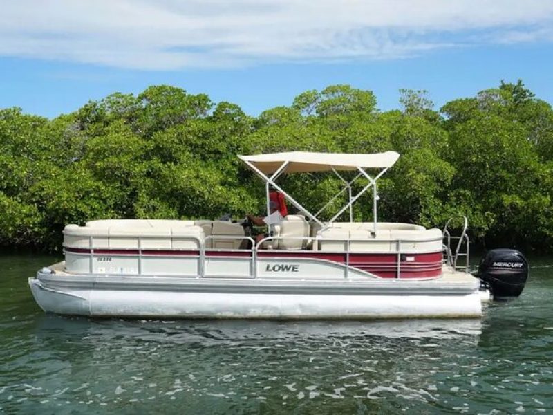 Key West: 22ft Premier Pontoon Rental 115 HorsePower 10 passengers