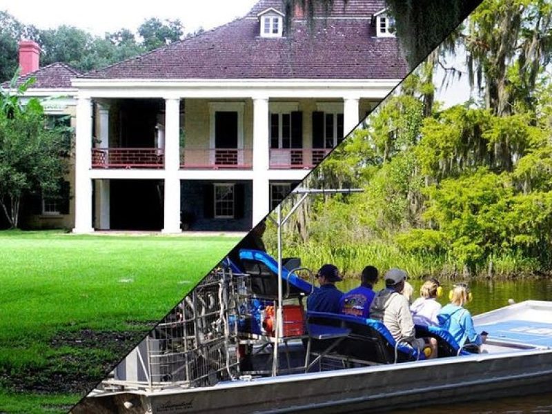 Destrehan Plantation and Large Airboat Tour from New Orleans