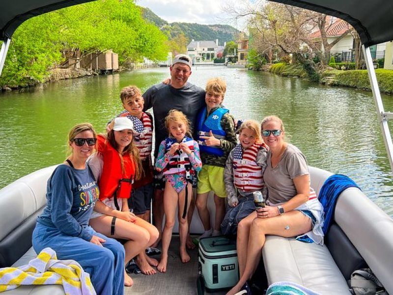 Private Lake Austin Boat Cruise With Full Sun Shading