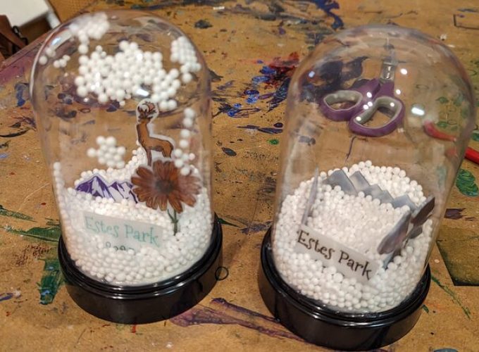 Create Your Own Winter Snow Globe in Estes Park