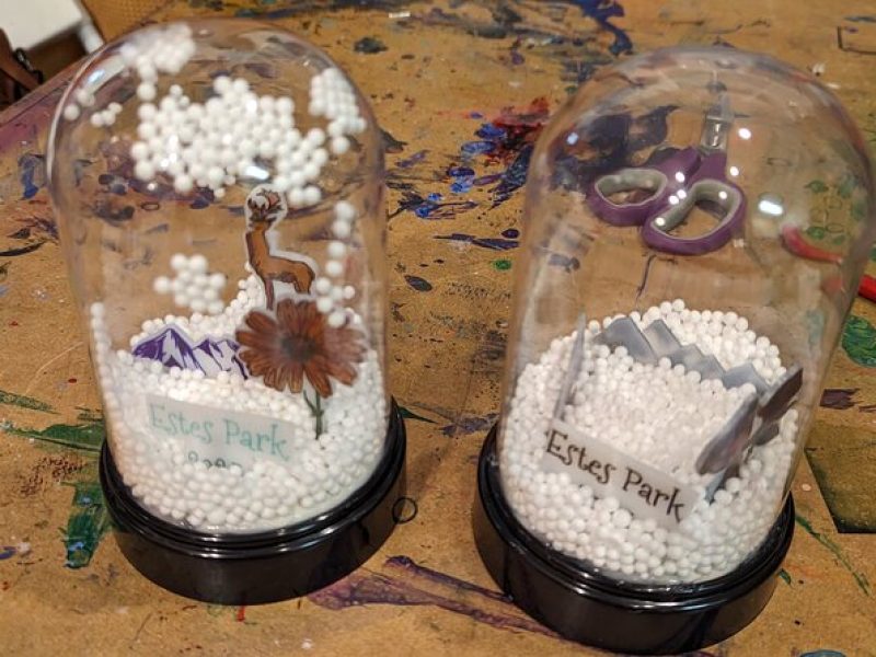 Create Your Own Winter Snow Globe in Estes Park