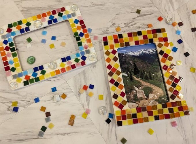 Mosaic Picture Frame Art Kit in Estes Park