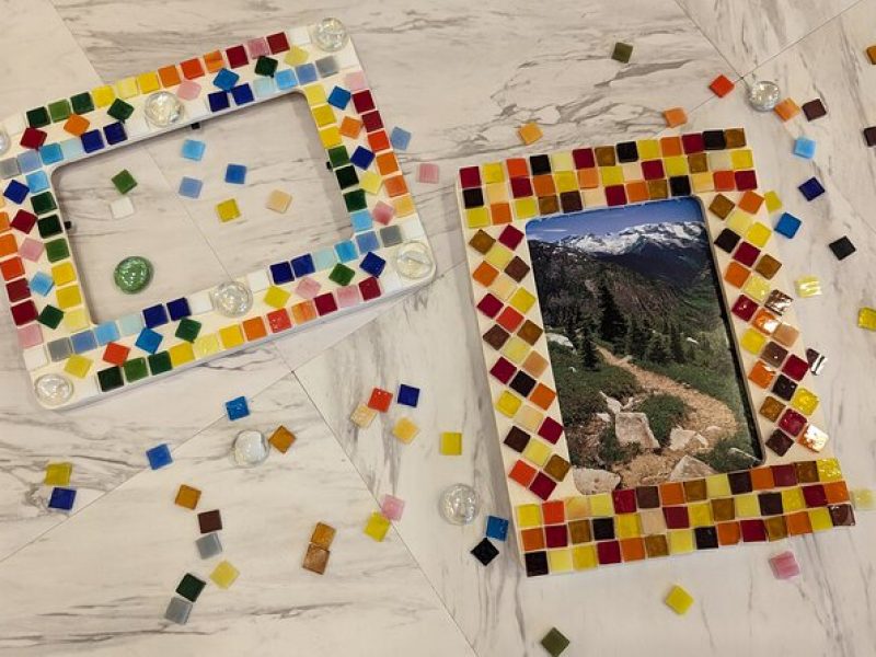 Mosaic Picture Frame Art Kit in Estes Park