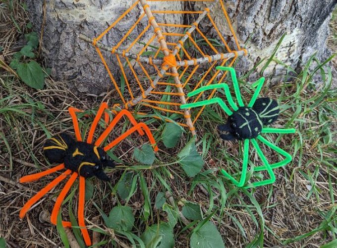 Felted Halloween Spider Art Class in Estes Park