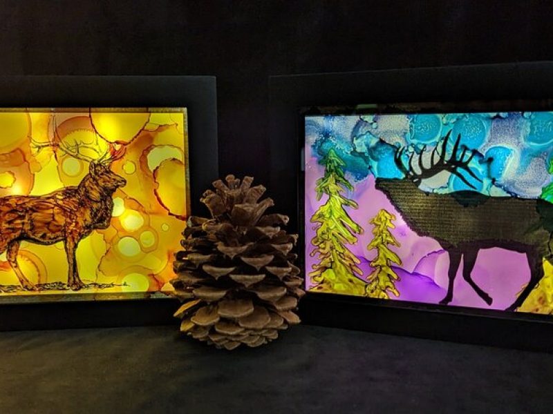 Alcohol Ink Light Boxes