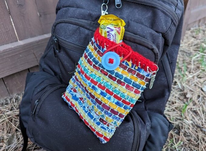 Woven Fabric Hiking Bag Activity in Estes Park