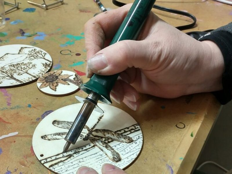 Pyrography Wood Burning Class