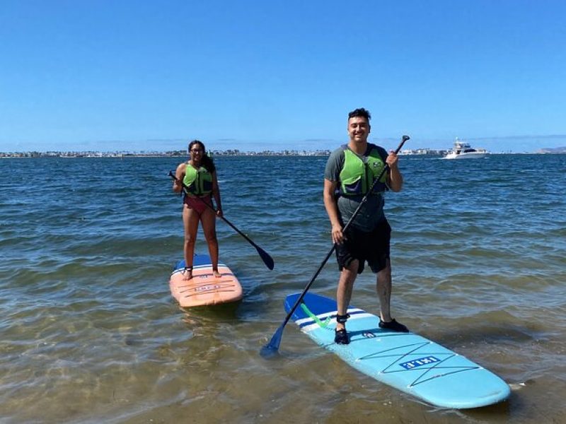 Stand up Paddle Board Lesson on The San Diego Bay