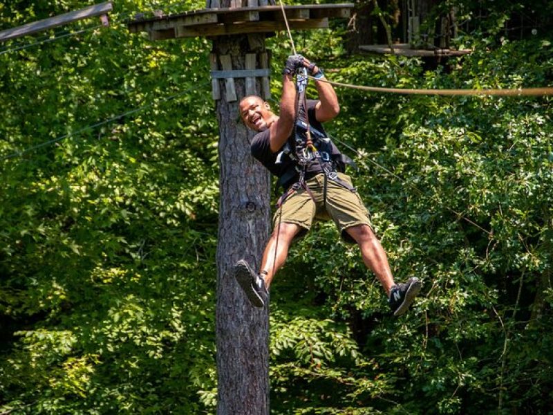 Adventure Park Ziplining and Climbing in Nashville