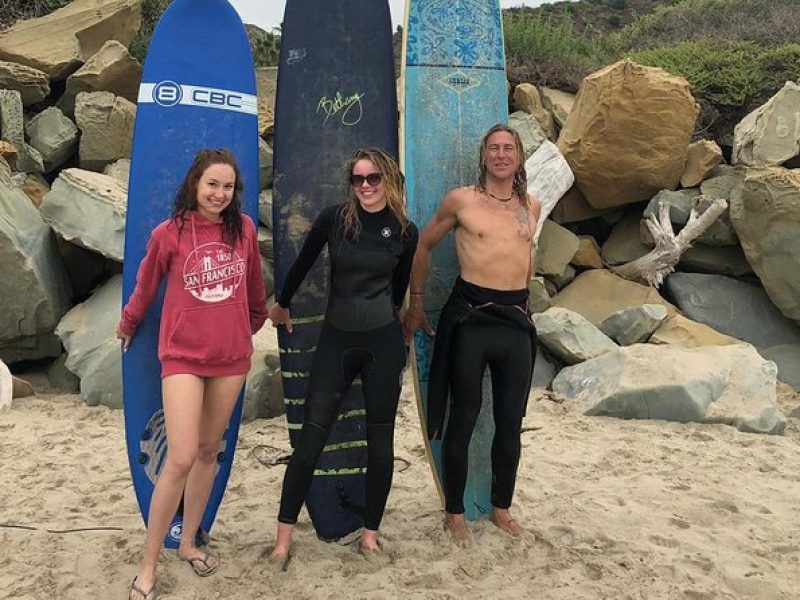 Santa Barbara Surf Lessons with yoga add on – surf and yoga