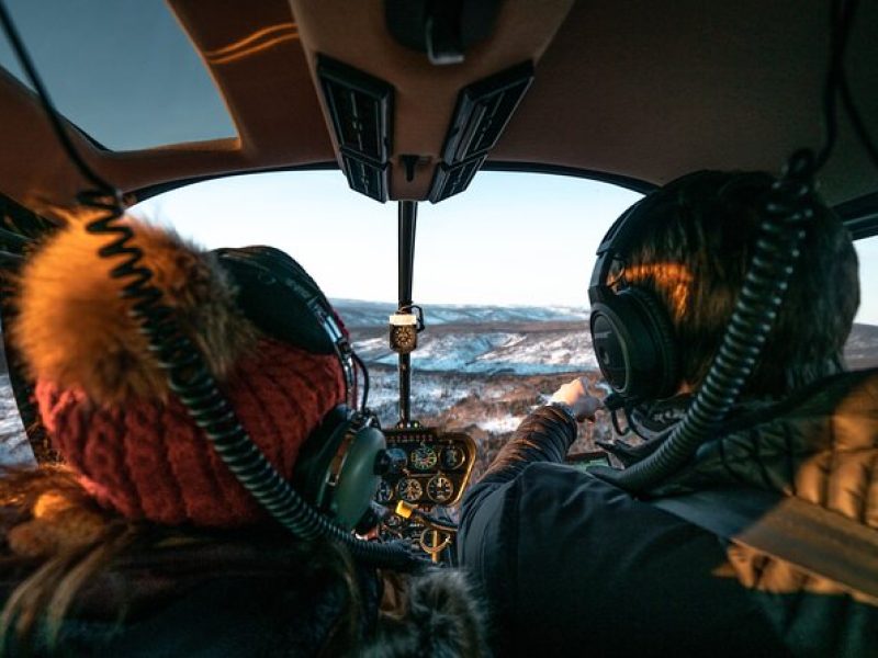 Reindeer and Heli Flightseeing Day Trip with Lunch