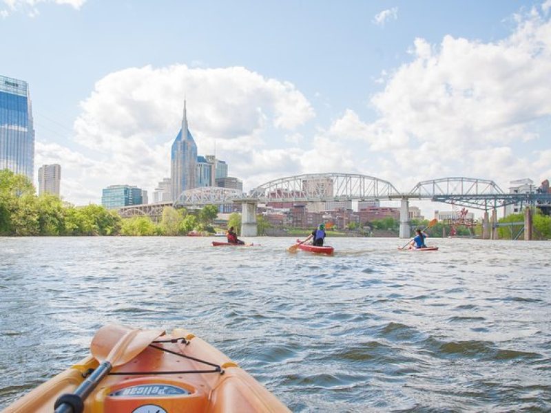 Skyline Kayak Rental in Downtown Nashville with Shuttle