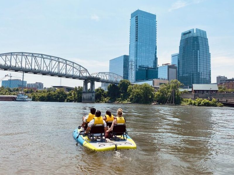 Downtown Nashville 4 Person Pedal Drive Kayak Rental