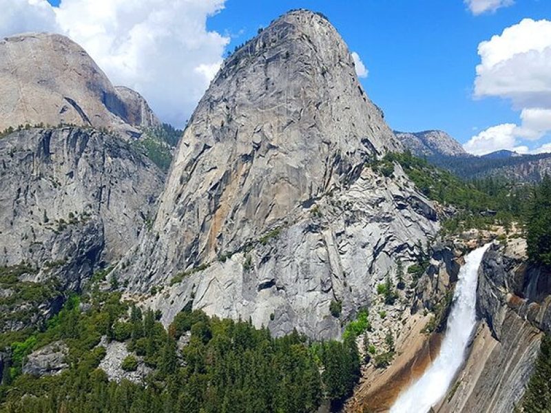 Vernal and Nevada Falls